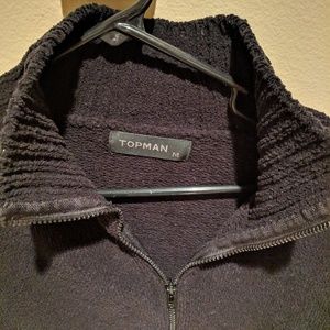 Topman full zip sweater